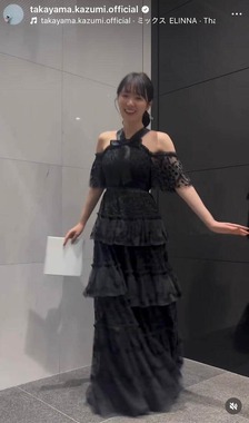 高山一実さんのインスタグラム（＠takayama.kazumi.official）より