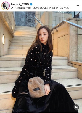 板野友美さんのインスタグラム（＠tomo.i_0703）より
