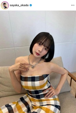 岡田紗佳さんのインスタグラム（＠sayaka_okada）より