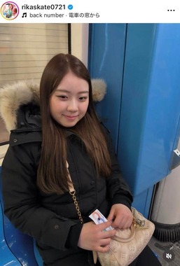 紀平梨花選手のインスタグラム（＠rikaskate0721）より
