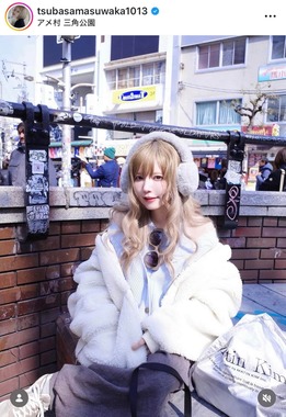 益若つばささんのインスタグラム（＠tsubasamasuwaka1013）より