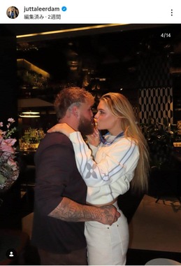 ユタ・レールダム選手のインスタグラム（＠juttaleerdam）より