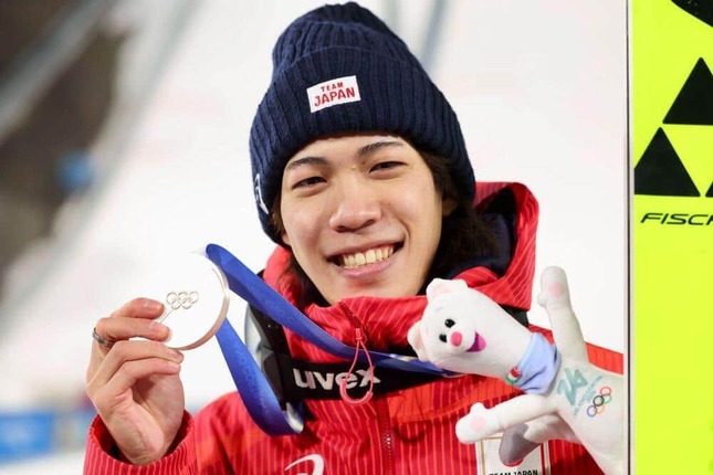 ミラノ・コルティナ五輪での二階堂蓮選手（写真：長田洋平/アフロスポーツ）