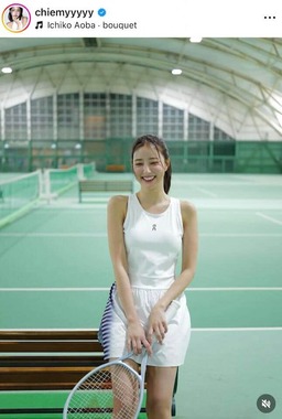 愛甲千笑美さんのインスタグラム（＠chiemyyyyy）より