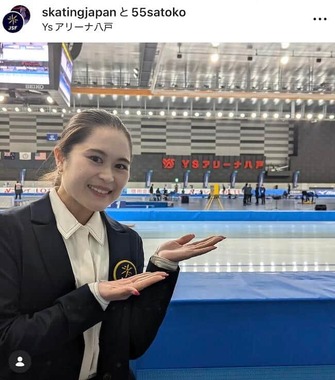 宮原知子さんのインスタグラム（＠55satoko）より