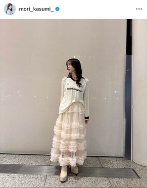 森香澄さんのインスタグラム（＠mori_kasumi_）より