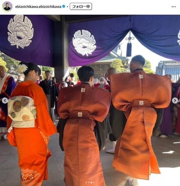 市川團十郎さんのインスタグラム（＠ebizoichikawa.ebizoichikawa）より