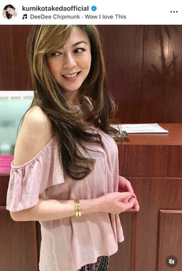 武田久美子さんのインスタグラム（＠kumikotakedaofficial）より