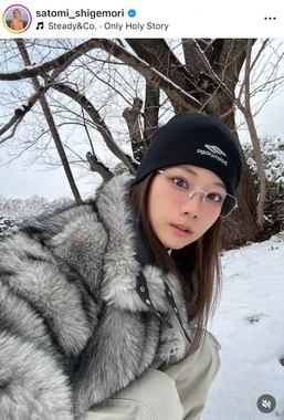 重盛さと美さんのインスタグラム（＠satomi_shigemori）より
