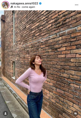 中川安奈さんのインスタグラム（＠nakagawa.anna1022）より