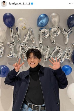 高橋文哉さんのインスタグラム（＠fumiya_0_3_1_2）より