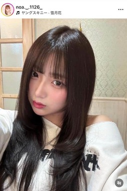 希空さんのインスタグラム（＠noa._.1126_）より