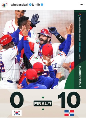 ドミニカ共和国代表（WBCインスタグラムより）