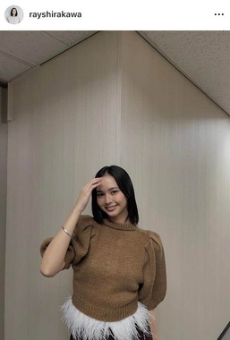 白河れいさんのインスタグラム（＠rayshirakawa）より