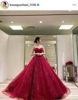川口葵さんのインスタグラム（＠kawaguchiaoi_1126）より