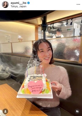 伊藤歩さんのインスタグラム（＠ayumi__ito）より