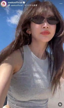 紗栄子さんのインスタグラム（＠saekoofficial）より