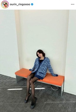 王林さんのインスタグラム（＠ourin_ringoooo）より