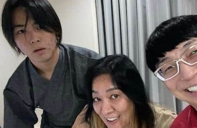 ジャガー横田の19歳イケメン長男、無精髭でワイルドに　父・木下博勝が「目の周り黒くない？と返信したら」