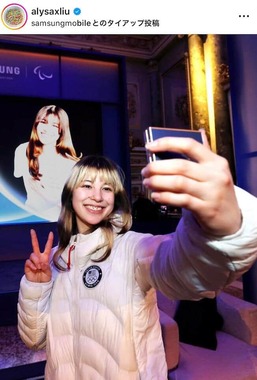 アリサ・リュウ選手のインスタグラム（＠alysaxliu）より