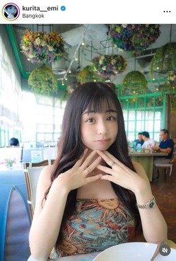 くりえみさんのインスタグラム（＠kurita__emi）より