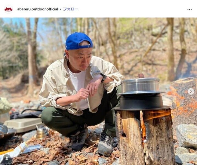 あばれる君のアドベンチャークラブ公式インスタグラム（@abareru.outdoor.official）より