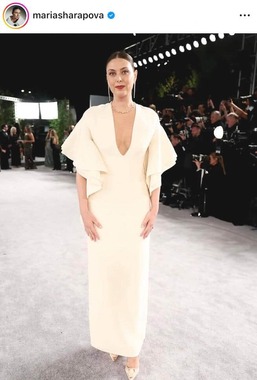 シャラポワさんのインスタグラム（＠mariasharapova）より