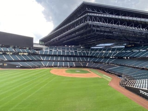 北海道日本ハムファイターズの本拠地・エスコンフィールドHOKKAIDO
