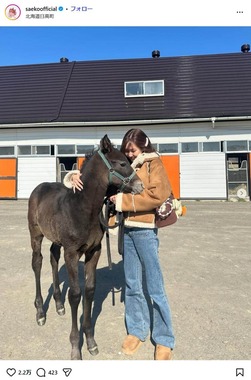 紗栄子さんのインスタグラム（saekoofficial）より