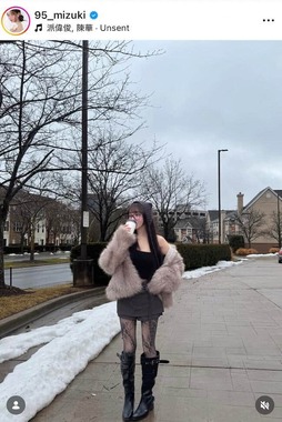 リン・シャンさんのインスタグラム（＠95_mizuki）より