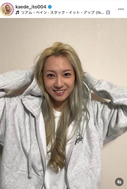 伊東楓さんのインスタグラム（＠kaede_ito004）より