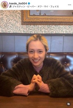 伊東楓さんのインスタグラム（＠kaede_ito004）より
