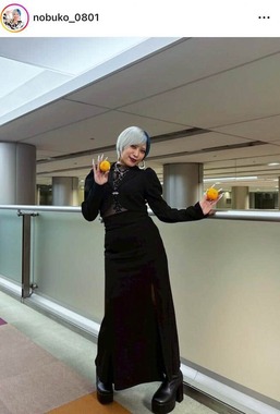 ぱーてぃーちゃん・信子さんのインスタグラム（＠nobuko_0801）より