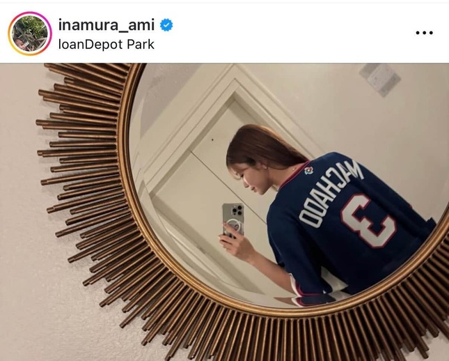 稲村亜美さんのインスタグラム（＠inamura_ami）より