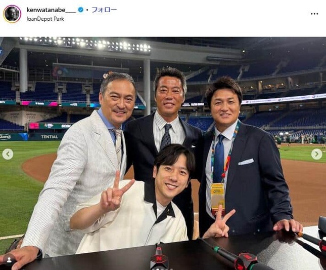 渡辺謙さんのインスタグラム（＠kenwatanabe____）より