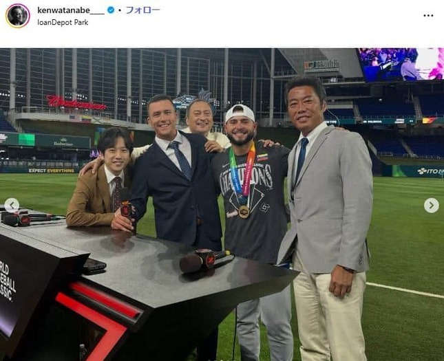 渡辺謙さんのインスタグラム（＠kenwatanabe____）より