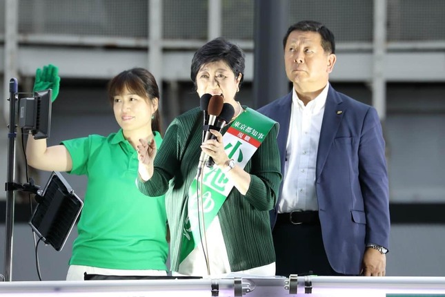 東京都の小池百合子知事（2024年7月撮影）