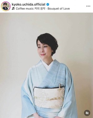 内田恭子さんのインスタグラム（＠kyoko.uchida.official）より