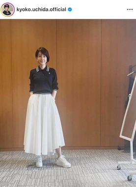 内田恭子さんのインスタグラム（＠kyoko.uchida.official）より