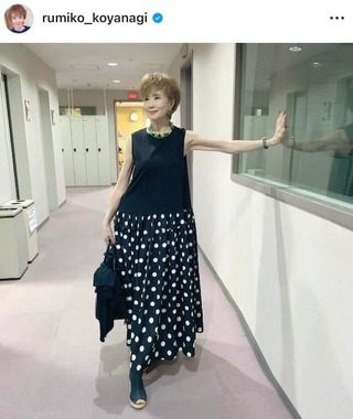小柳ルミ子さんのインスタグラム（＠rumiko_koyanagi）より
