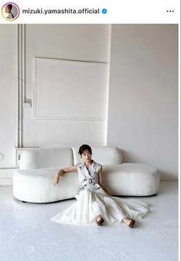 山下美月さんのインスタグラム（＠mizuki.yamashita.official）より