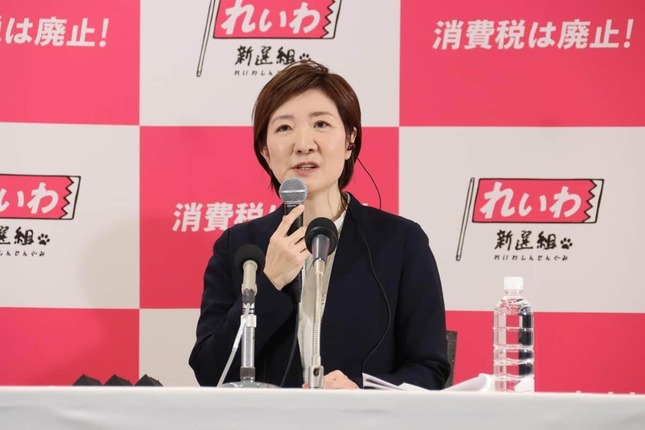 れいわ新選組・大石晃子共同代表（2026年2月8日撮影）
