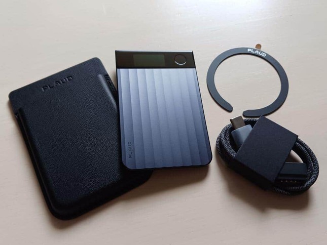 「Plaud Note Pro」にはMagsafe対応ケース、同リング、充電ケーブルが付属する