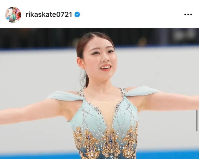 紀平梨花さんのインスタグラム（＠rikaskate0721）より

