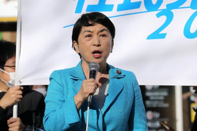 現党首の福島瑞穂氏