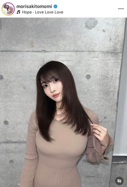 森咲智美さんのインスタグラム（＠morisakitomomi）より