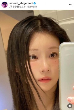 重盛さと美さんのインスタグラム（＠satomi_shigemori）より