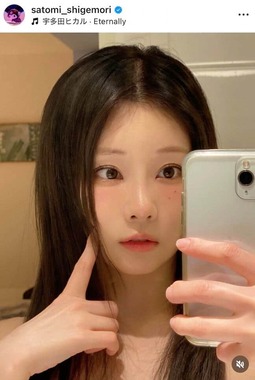 重盛さと美さんのインスタグラム（＠satomi_shigemori）より