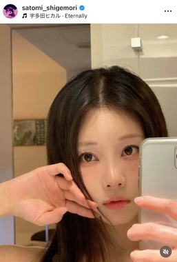 重盛さと美さんのインスタグラム（＠satomi_shigemori）より