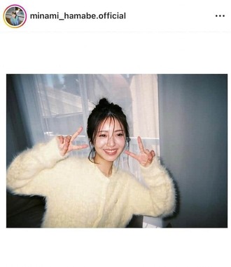 浜辺美波さんのインスタグラム（＠minami_hamabe.official）より